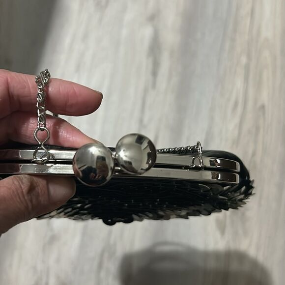 Jessica McClintock sequined evening purse preloved EUC ❤️ - Picture 10 of 11